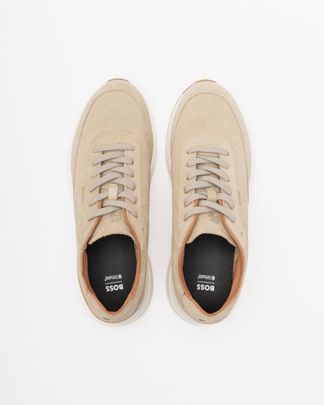 Boss Vinston Runn Beige Sneakers - Beige
