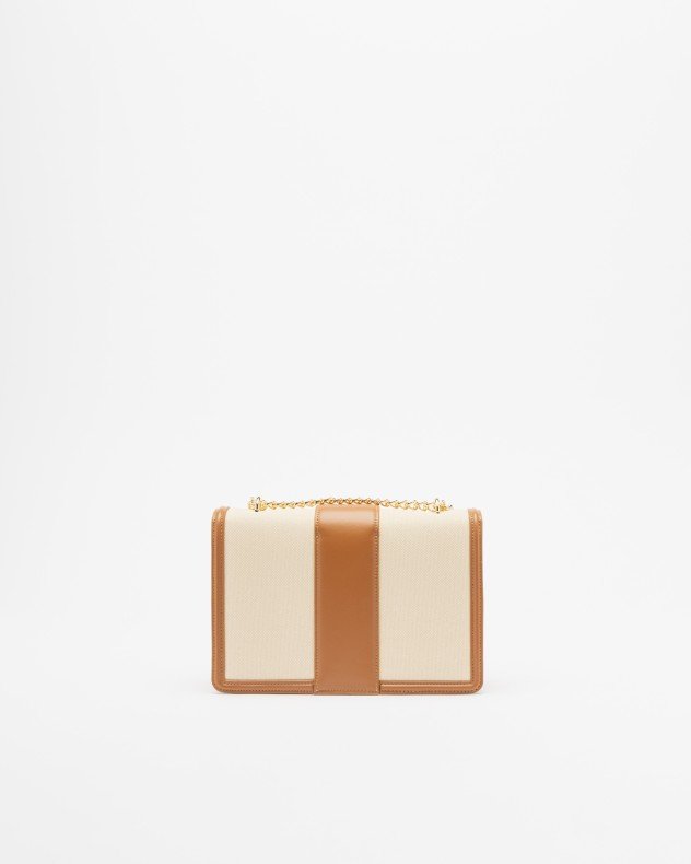 Armani Exchange XW000070 White Crossbody bag - Camel