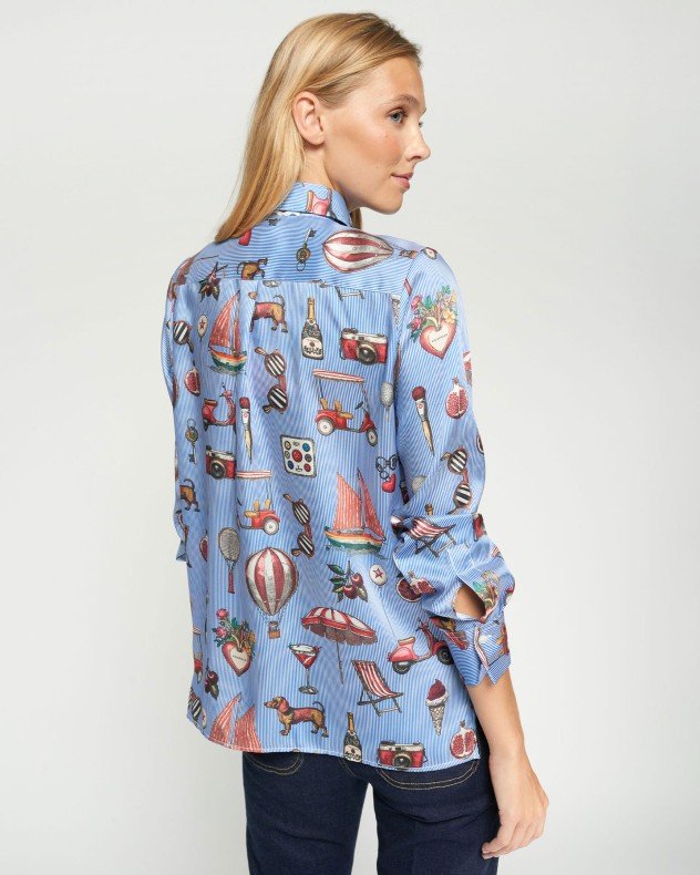 VilaGallo 33356 Blue Shirt - Blue