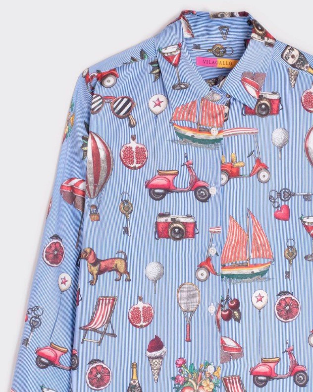 VilaGallo 33356 Blue Shirt - Blue