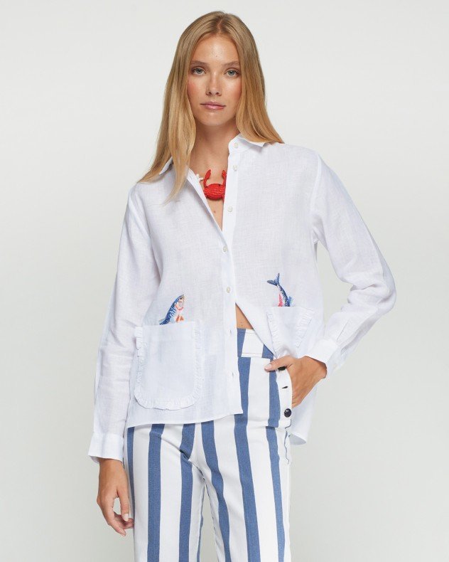 VilaGallo 33617 White Shirt - White