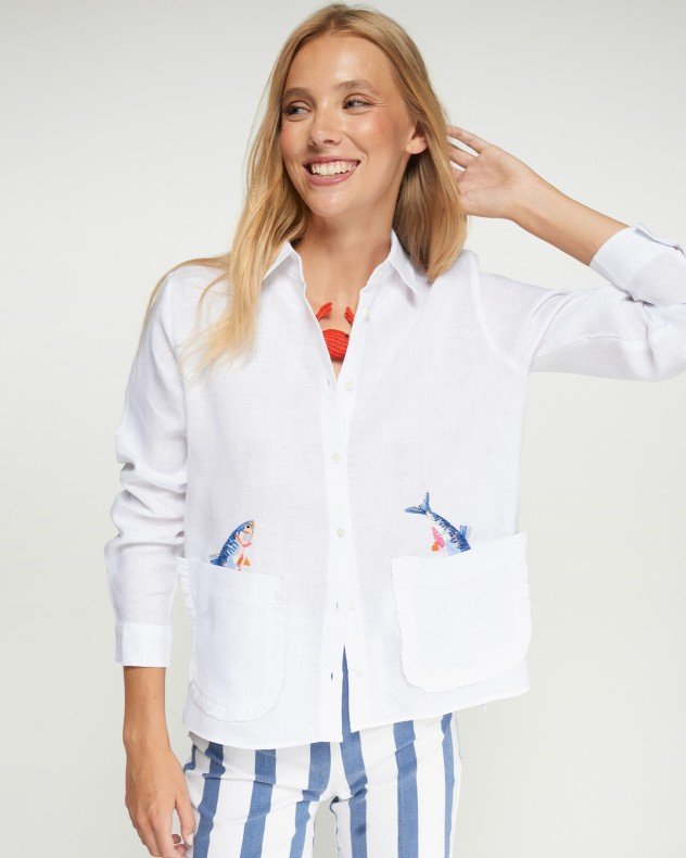 VilaGallo 33617 White Shirt - White