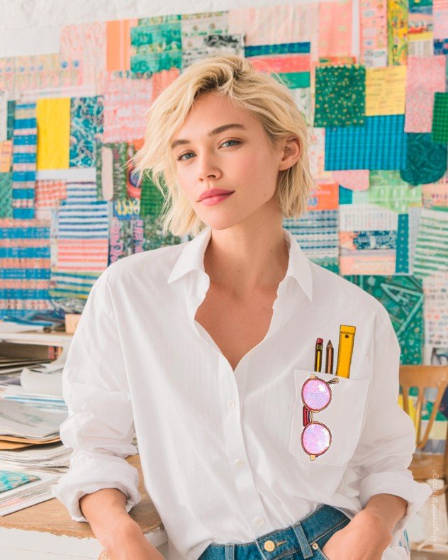 VilaGallo 33637 White Shirt - White