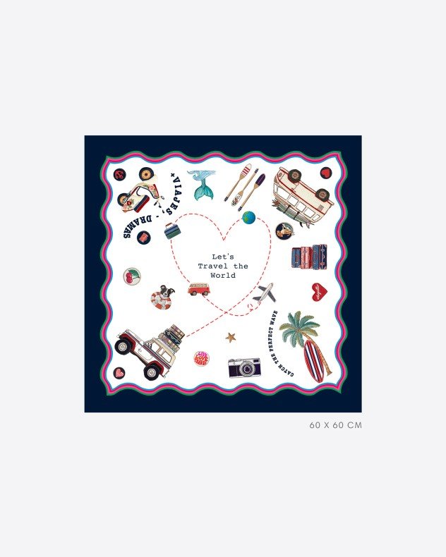 VilaGallo 33633 White Scarf - White