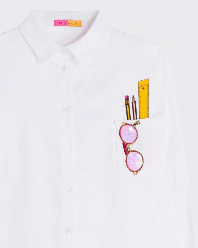 VilaGallo 33637 White Shirt - White