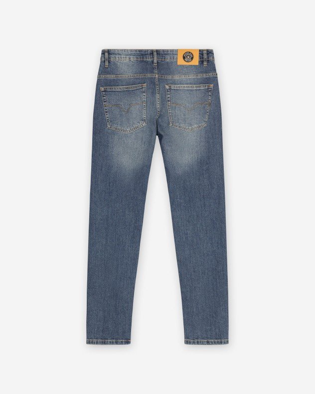 Versace Jeans Couture Narrow Dundee Blue Jeans - Blue