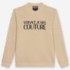 Versace Jeans Couture Logo Rubber Blue Sweater - Beige