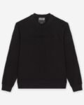 Versace Jeans Couture Embossed Black Sweater - Black