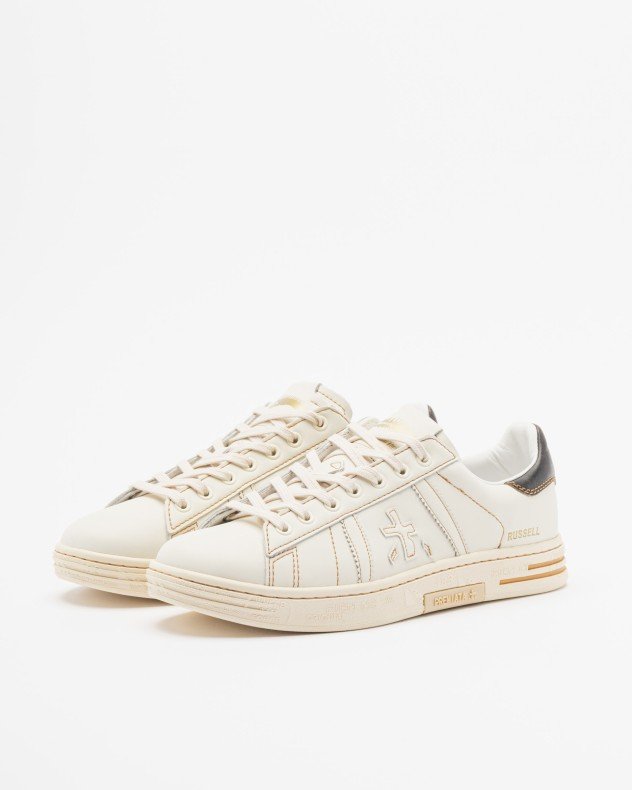 Premiata RUSSEL 8027 White Sneakers - White