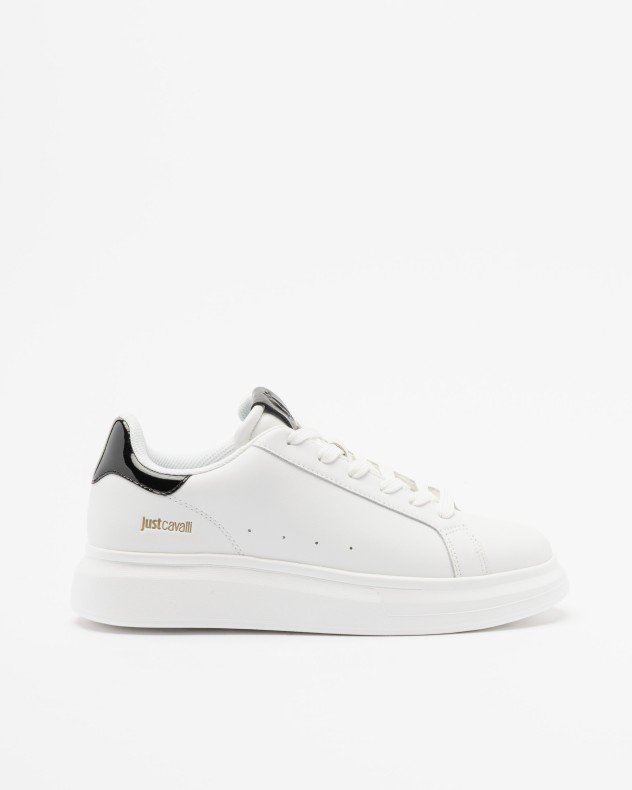 Just Cavalli Fondo Ursa SGB White Sneakers - White