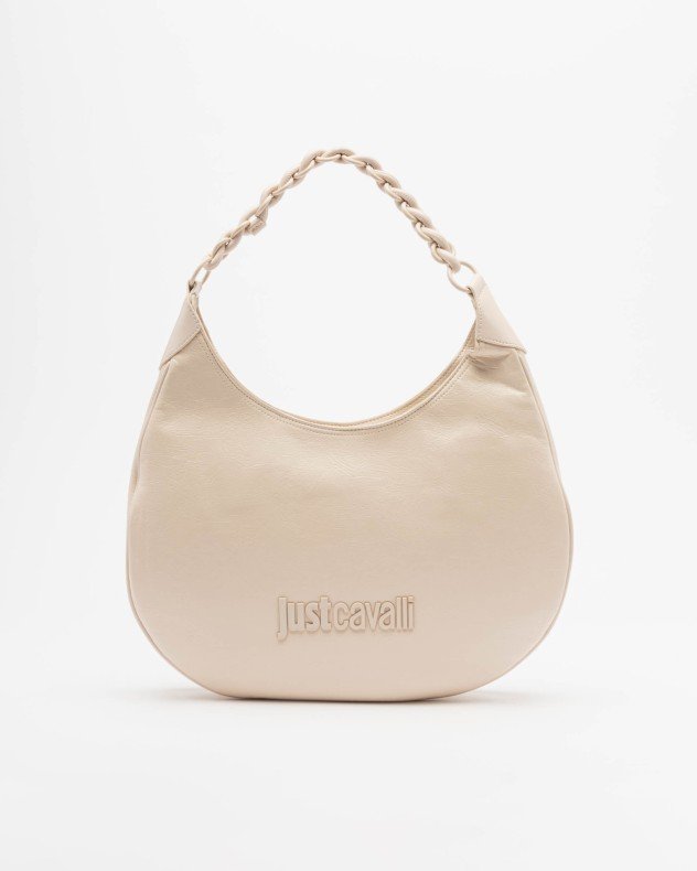 Just Cavalli 80RA4BC2 Black Hobo bag - Beige