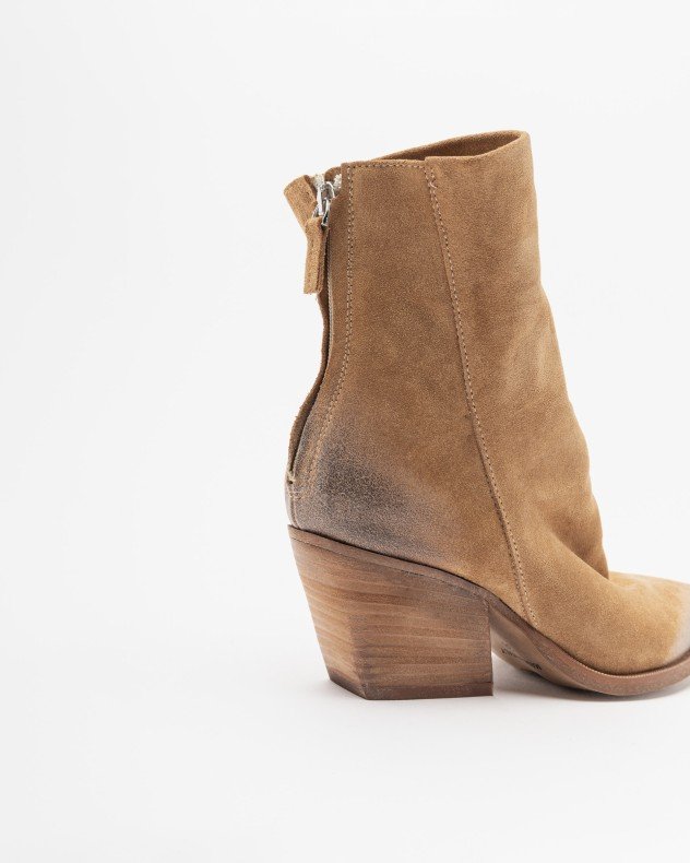 PROF M702M41 Camel Ankle Boots - Camel