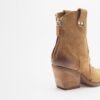 PROF M702M49 Camel Ankle Boots - Camel