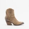 PROF M702M49 Camel Ankle Boots - Taupe