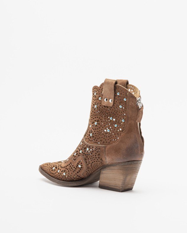 PROF M702M50 Camel Ankle Boots - Camel