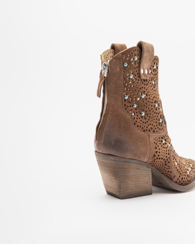 PROF M702M50 Camel Ankle Boots - Camel