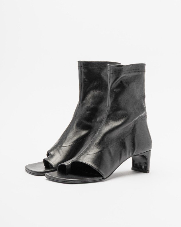Elena Iachi E-4726-1 Black Ankle Boots - Black