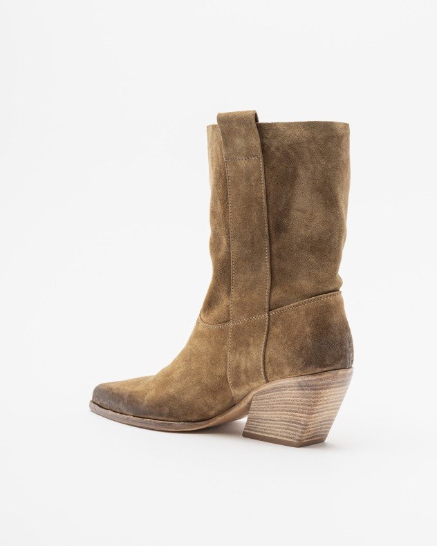 Elena Iachi E-4732 Taupe Cowboy boots - Taupe