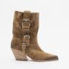 Elena Iachi E-4732 Taupe Cowboy boots - Taupe