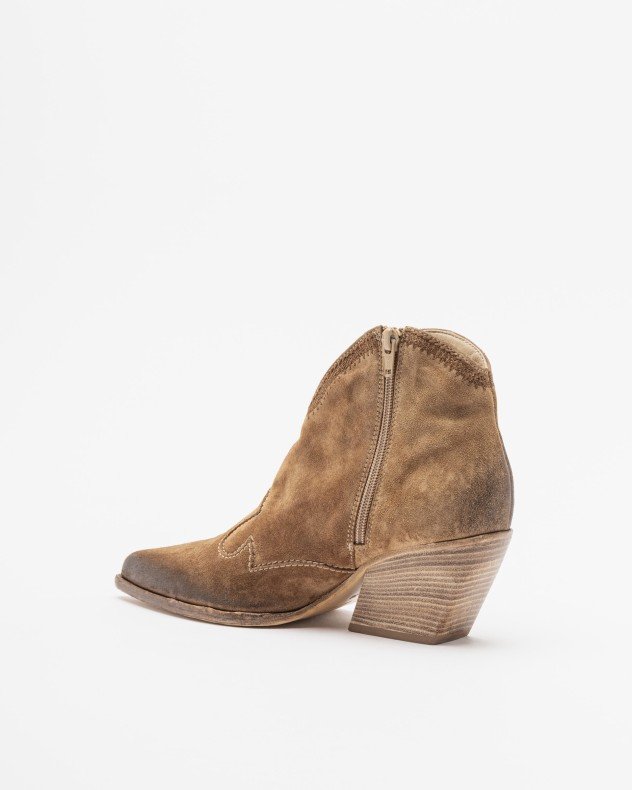 Elena Iachi E-4735 Camel Ankle Boots - Camel