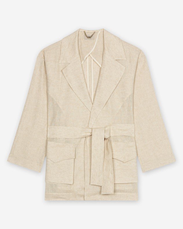 Jijil JPE26GI197 Beige Jacket - Beige