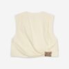 Jijil JPE26GL221 Brown Vest - Beige