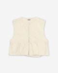 Jijil JPE26GL221 Brown Vest - Beige
