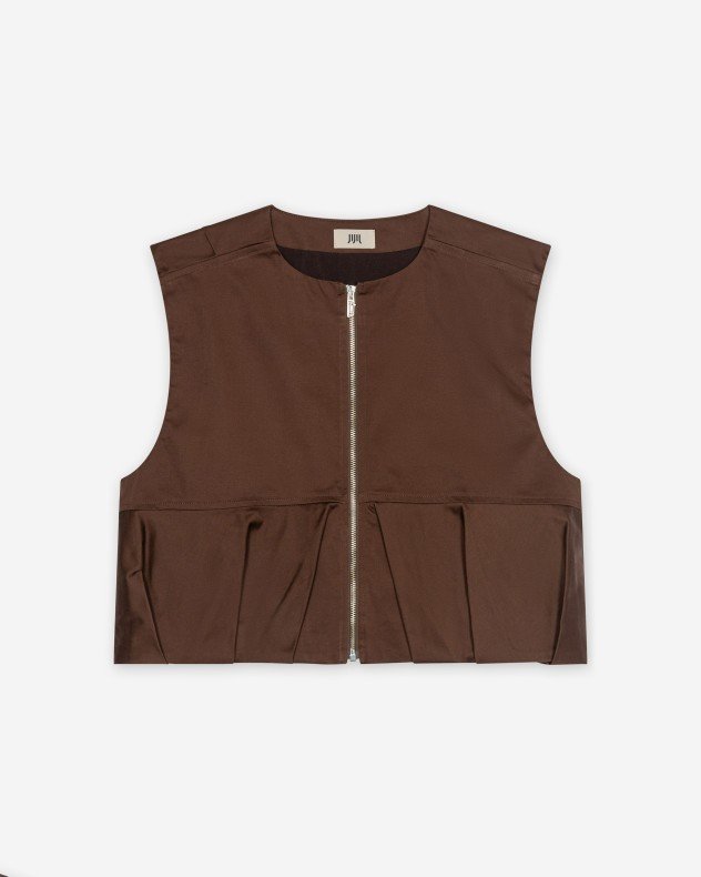 Jijil JPE26GL221 Brown Vest - Brown