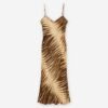Just Cavalli Slip Dress Beige Dress - Beige