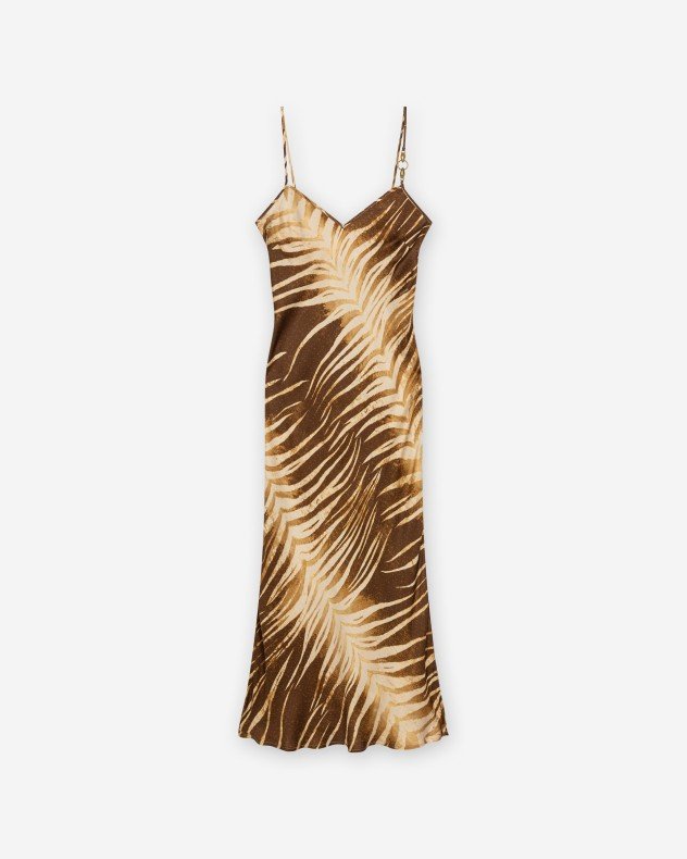 Just Cavalli Slip Dress Beige Dress - Beige