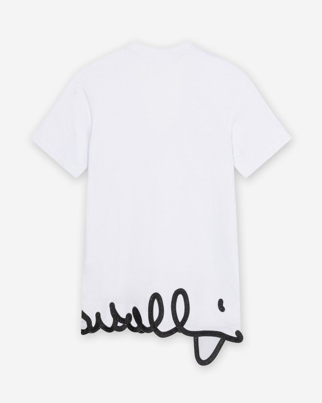 Just Cavalli VBX Logo Sign White Dress - White