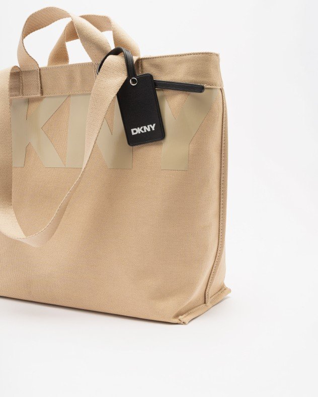 Dkny Brady Double Handle R51AGJ48 Black Shopper bag - Beige
