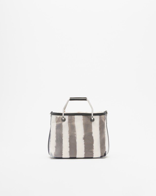 Karl Lagerfeld Ikon Mesh SM Tote Black Handbag - Black