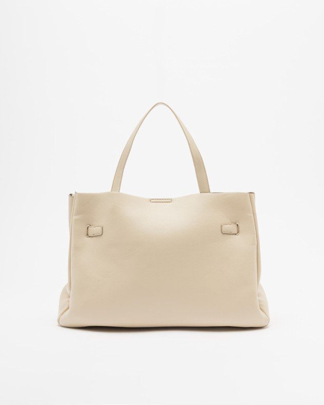 Dkny Bryar LG Satchel Beige Handbag - Beige