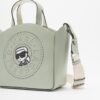 Karl Lagerfeld Ikon Circle Karl SM Tote Green Bag - Green