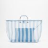 Karl Lagerfeld Ikon Mesh XXL Tote Blue Tote Bag - Blue
