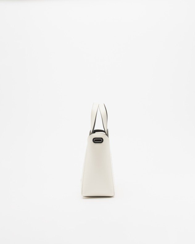 Karl Lagerfeld Ikon Circle Choupette SM Tote White Bag - White