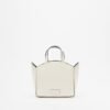 Karl Lagerfeld Ikon Circle Choupette SM Tote White Bag - White