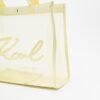 Karl Lagerfeld K/Signature Mesh Shopper Black Shopper bag - Yellow