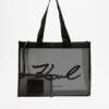 Karl Lagerfeld K/Signature Mesh Shopper Black Shopper bag - Black