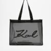 Karl Lagerfeld K/Signature Mesh Shopper Black Shopper bag - Black