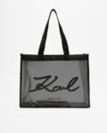 Karl Lagerfeld K/Signature Mesh Shopper Black Shopper bag - Black