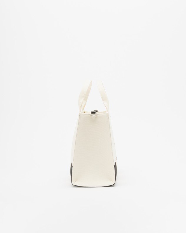 Karl Lagerfeld K/RSG Square MD Tote Col. Blk White Tote bag - White