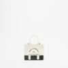 Karl Lagerfeld K/RSG Square MN Tote Col. BLK White Handbag - White