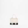 Karl Lagerfeld K/RSG Square MN Tote Col. BLK White Handbag - White