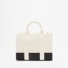 Karl Lagerfeld K/RSG Square MD Tote Col. Blk White Tote bag - White