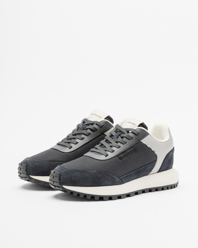 Emporio Armani EM004839 Blue Sneakers - Blue