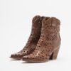 PROF ANDY Camel Ankle Boots - Camel