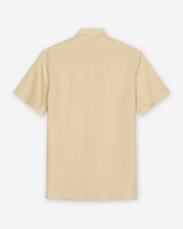 Seinse CE1083SS Green Short sleeve shirt - Beige