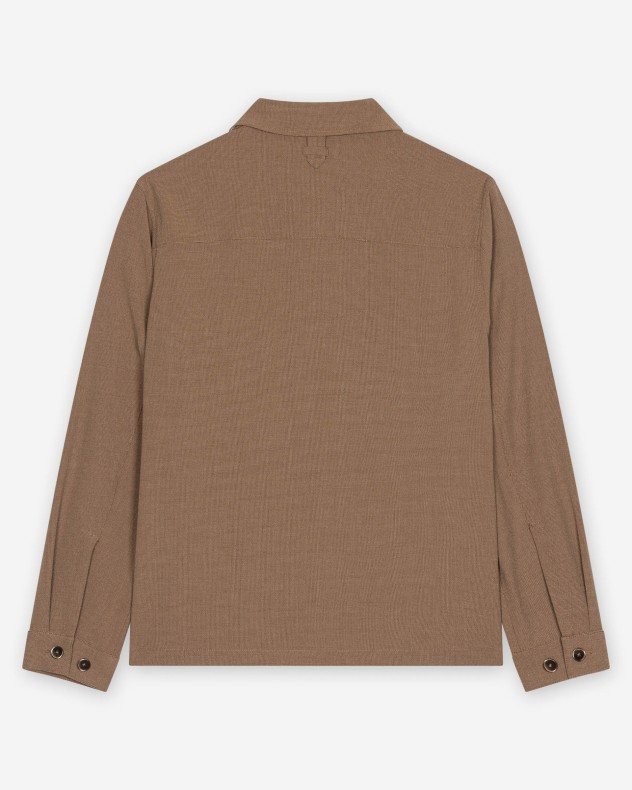 Seinse GBE1121SS Taupe Shirt jacket - Taupe